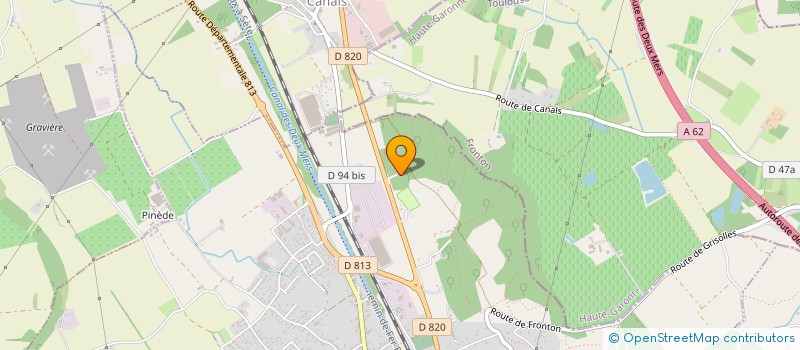 localisation de l'entreprise 2C PROMOTION  GRISOLLES