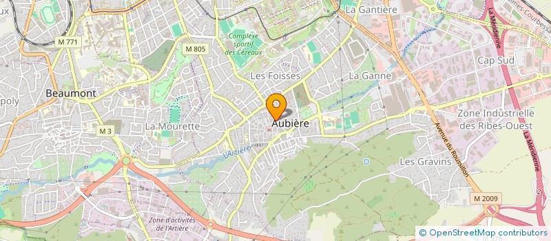localisation de l'entreprise 2C PROMOTIONS à AUBIERE