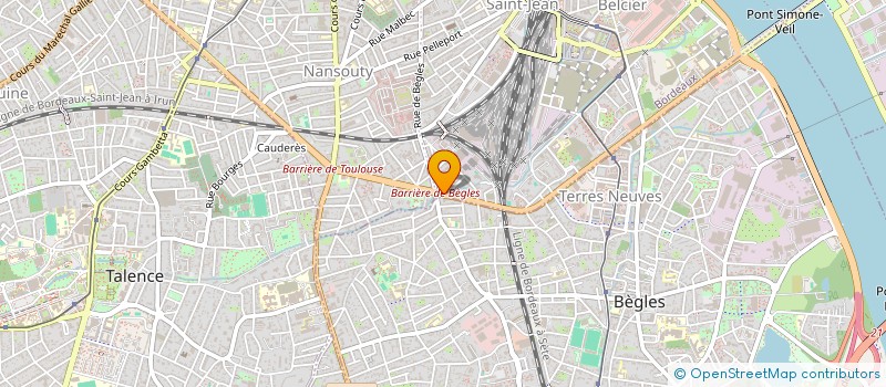 localisation de l'entreprise 2C RESTAURATION à BORDEAUX