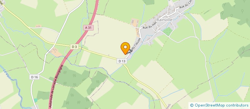 localisation de l'entreprise 2C SERVICES  RAINVILLE