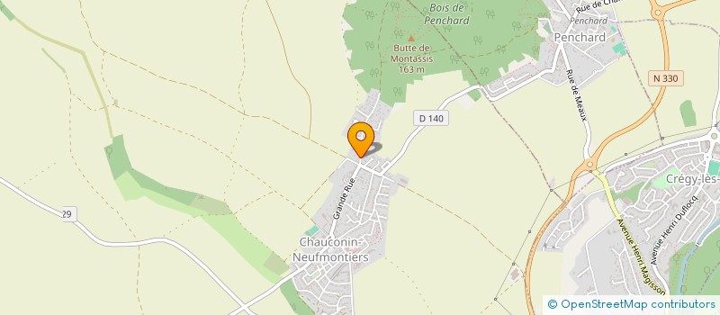 localisation de l'entreprise 2C SOLUTIONS  CHAUCONIN-NEUFMONTIERS