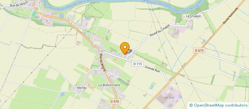 localisation de l'entreprise 2C THERMIQUE  CIEL