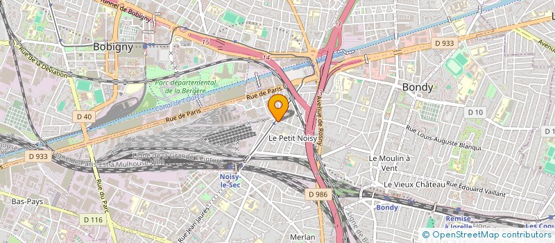 localisation de l'entreprise 2C TRAVAUX à NOISY-LE-SEC