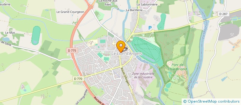 localisation de l'entreprise 2C2A à LE LION D'ANGERS