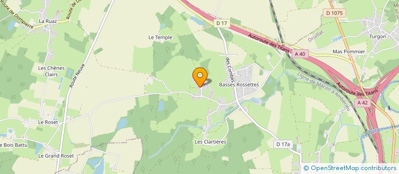 localisation de l'entreprise 2C2B  DRUILLAT