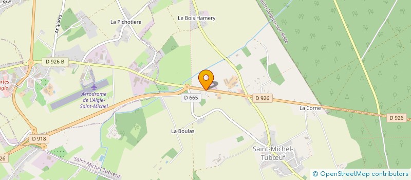 localisation de l'entreprise 2C2F à SAINT-MICHEL-TUBOEUF