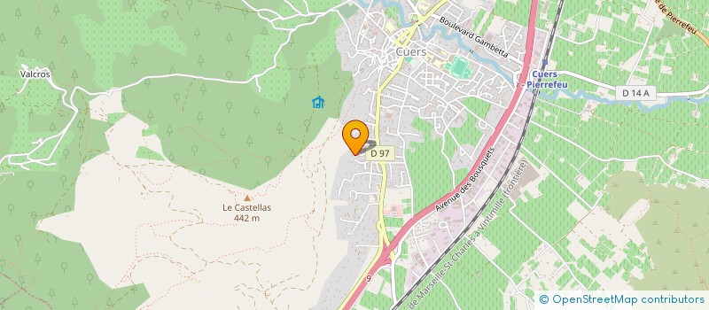 localisation de l'entreprise 2C2F IMMO  CUERS