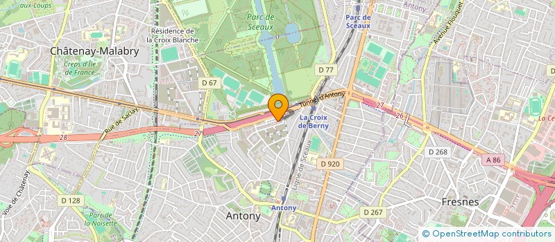 localisation de l'entreprise 2C2HAN CONSEILS à ANTONY