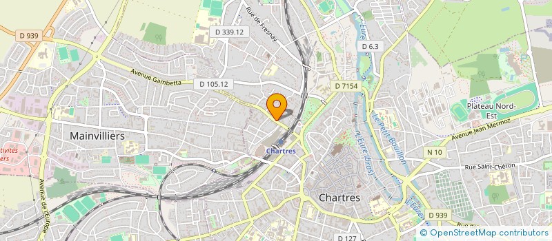 localisation de l'entreprise 2C2J à CHARTRES