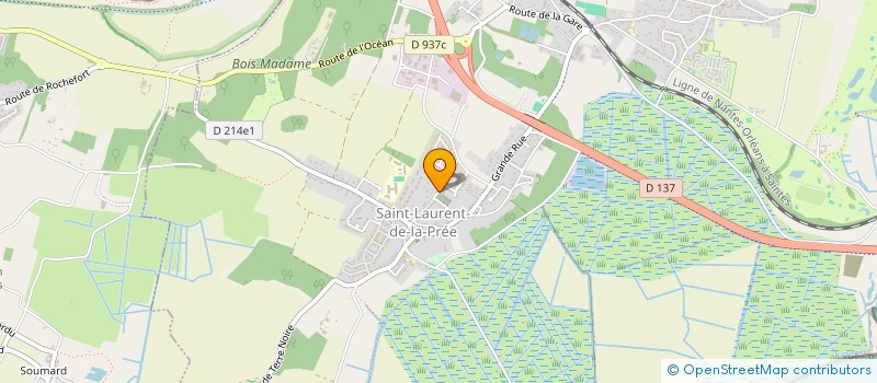 localisation de l'entreprise 2C2L 17  SAINT-LAURENT-DE-LA-PREE