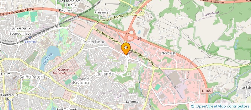 localisation de l'entreprise 2C2L à VANNES