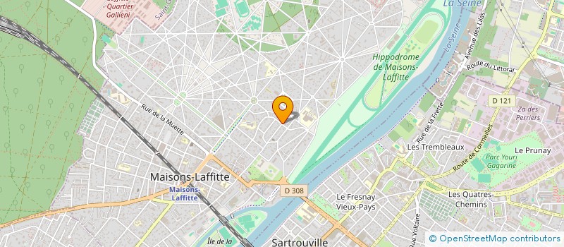 localisation de l'entreprise 2C2L HOLDING  MAISONS-LAFFITTE