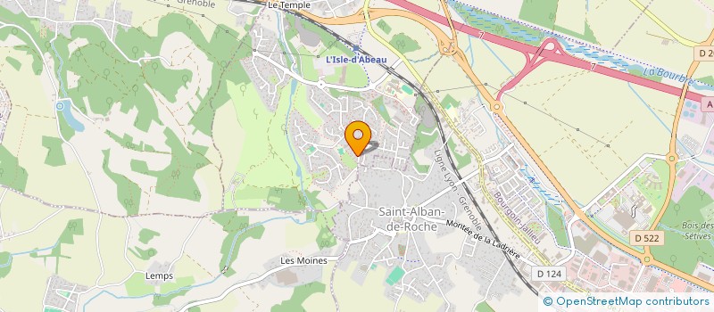 localisation de l'entreprise 2C2L INVEST  L'ISLE-D'ABEAU