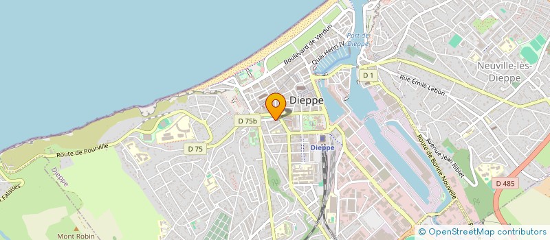 localisation de l'entreprise 2C2L NUTRITION à DIEPPE
