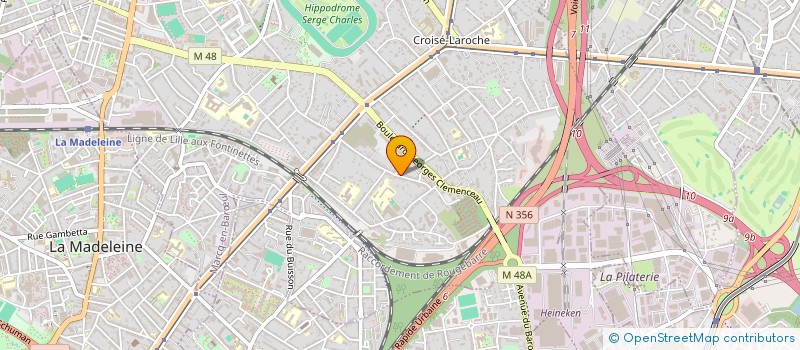 localisation de l'entreprise 2C2M à MARCQ-EN-BARŒUL