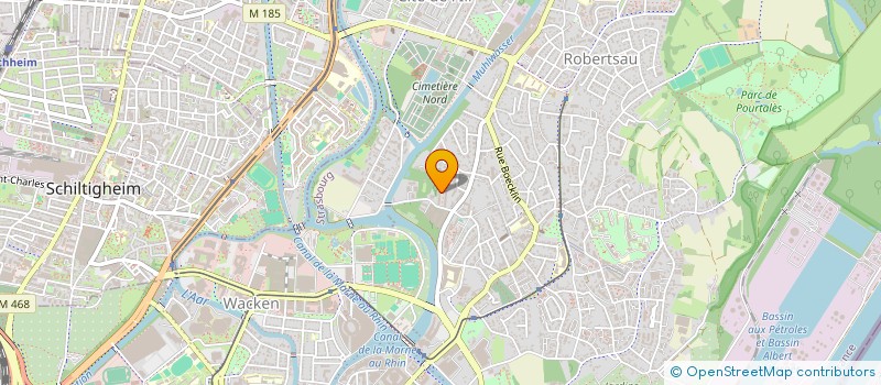 localisation de l'entreprise 2C2M  STRASBOURG