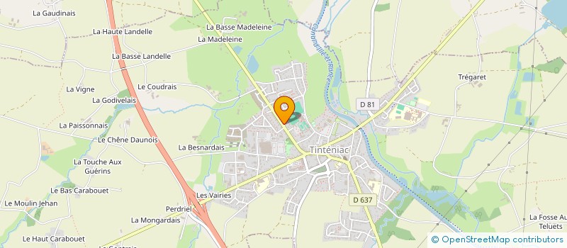 localisation de l'entreprise 2C2MR  TINTENIAC