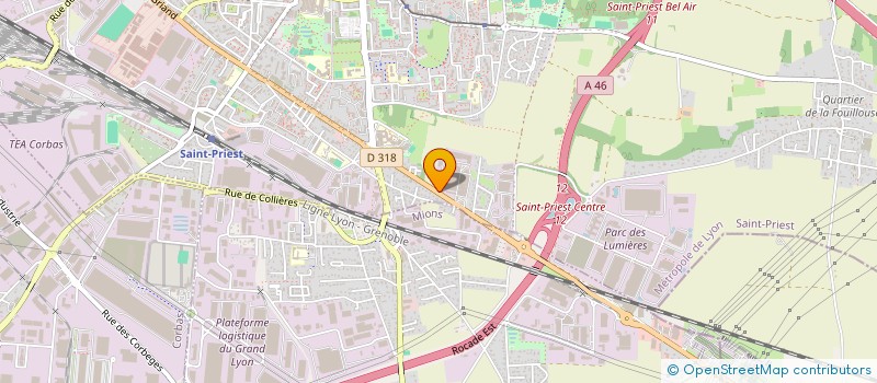 localisation de l'entreprise 2C2R  SAINT-PRIEST