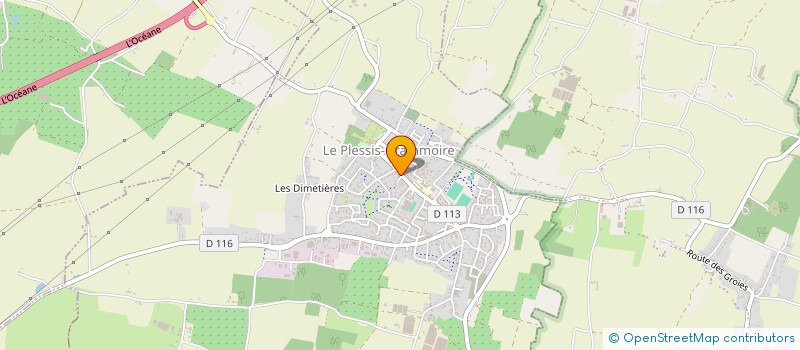 localisation de l'entreprise 2C2R  LE PLESSIS-GRAMMOIRE