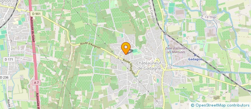 localisation de l'entreprise 2C2S  CHATEAUNEUF-DE-GADAGNE