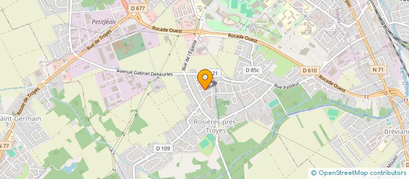 localisation de l'entreprise 2C2T  ROSIERES-PRES-TROYES