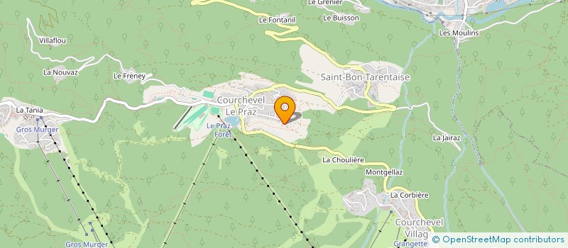 localisation de l'entreprise 2C3A à COURCHEVEL