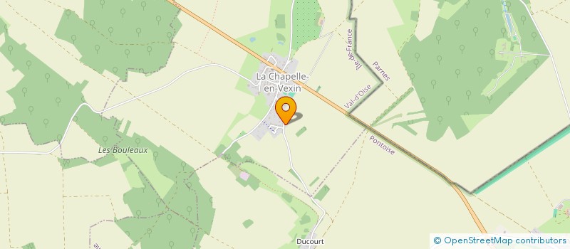 localisation de l'entreprise 2C3F  LA CHAPELLE-EN-VEXIN