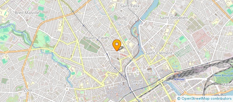 localisation de l'entreprise 2C3M à NANTES