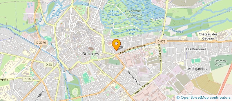 localisation de l'entreprise 2C4T  BOURGES