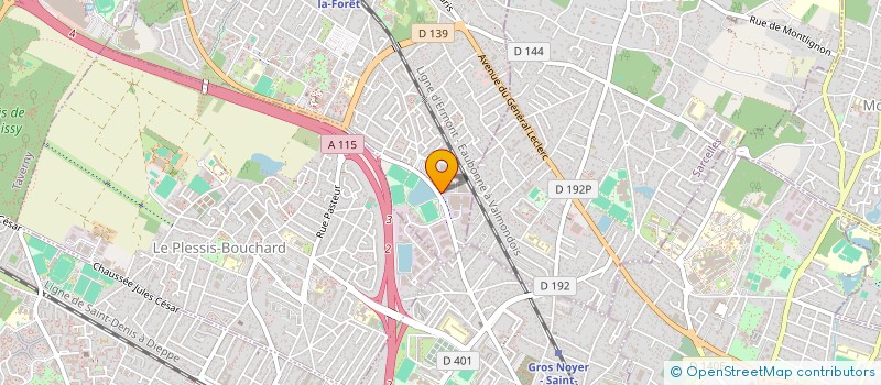 localisation de l'entreprise 2CADOR DV PATRIMOINE  SAINT-LEU-LA-FORET