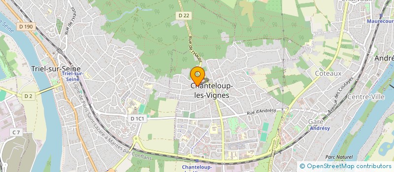 localisation de l'entreprise 2CAMI à CHANTELOUP-LES-VIGNES