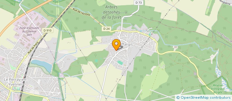 localisation de l'entreprise 2CB CONSEIL  AUFFARGIS