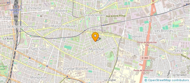 localisation de l'entreprise 2CB FINANCE  LYON