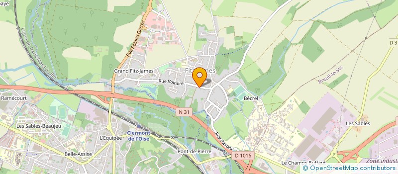 localisation de l'entreprise 2CBP  FITZ-JAMES