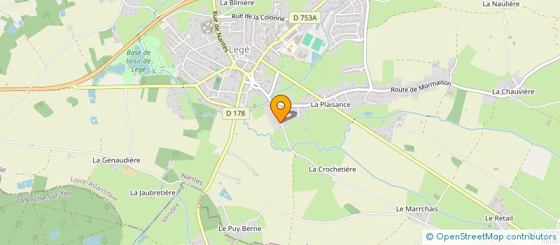 localisation de l'entreprise 2CBS  LEGE