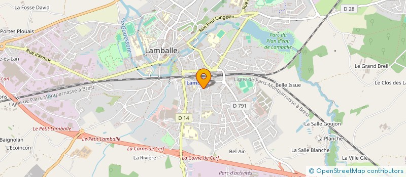 localisation de l'entreprise 2CD  LAMBALLE-ARMOR