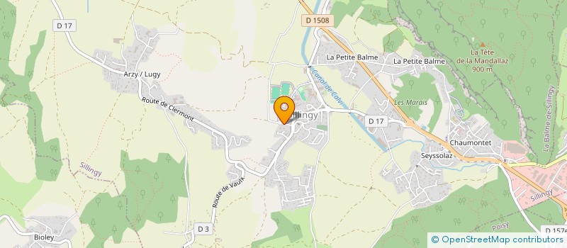 localisation de l'entreprise 2CDK IMMO  SILLINGY