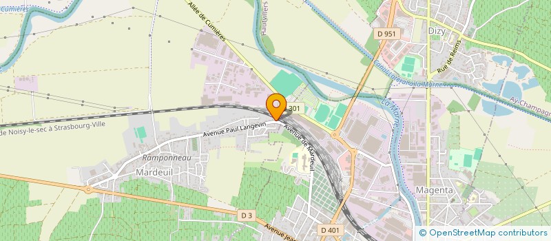 localisation de l'entreprise 2CED  MARDEUIL