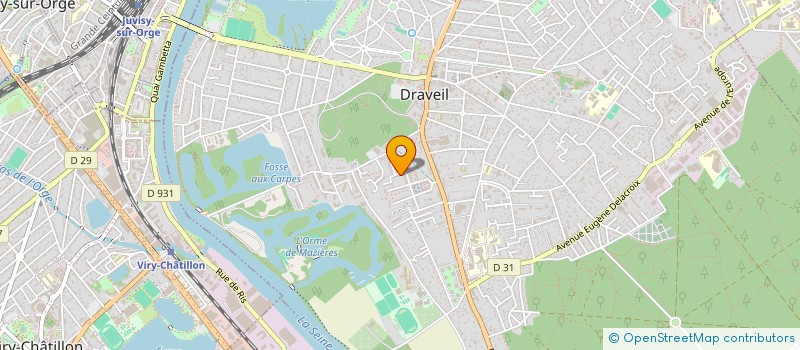 localisation de l'entreprise 2CF TRANSPORTS  DRAVEIL