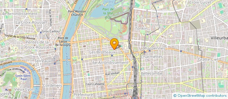 localisation de l'entreprise 2CGA  LYON