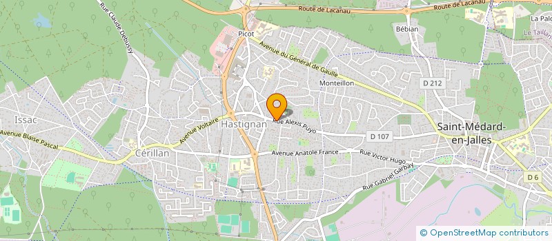 localisation de l'entreprise 2CGB  SAINT-MEDARD-EN-JALLES