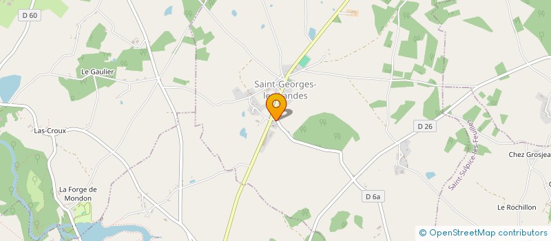 localisation de l'entreprise 2CH à SAINT-GEORGES-LES-LANDES
