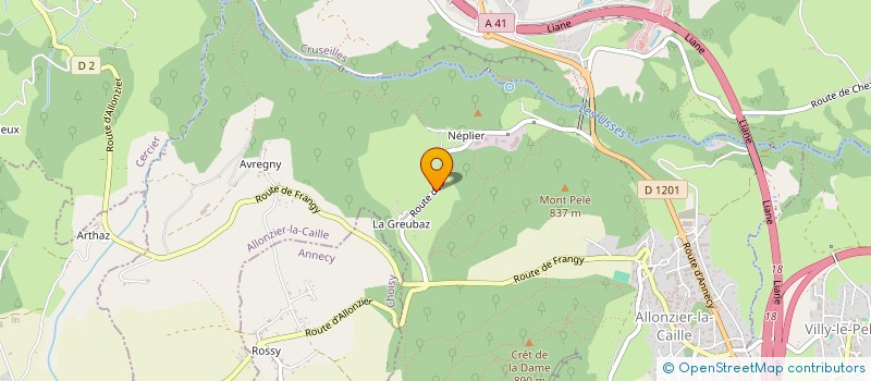 localisation de l'entreprise 2CH IMMO  ALLONZIER-LA-CAILLE