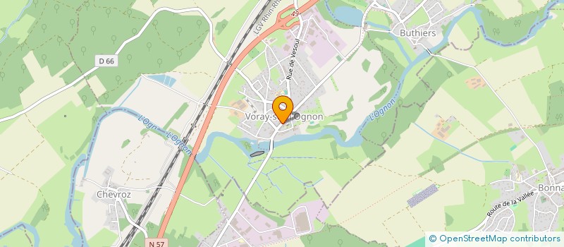 localisation de l'entreprise 2CHAMANE  VORAY-SUR-L'OGNON