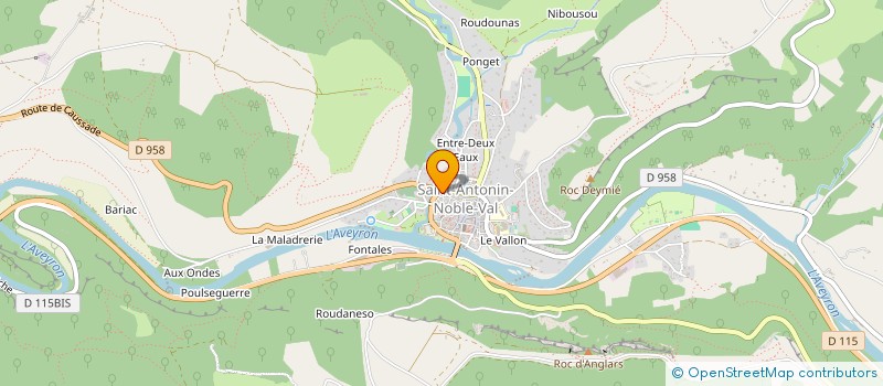 localisation de l'entreprise 2CHOZLUNE à SAINT-ANTONIN-NOBLE-VAL