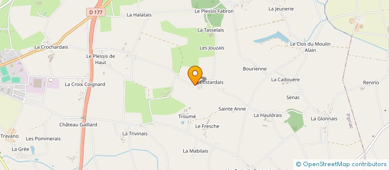 localisation de l'entreprise 2CI 1  PIPRIAC