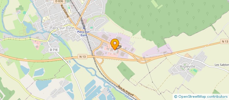 localisation de l'entreprise 2CJ  PACY-SUR-EURE