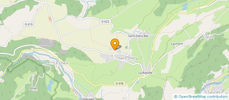 localisation de l'entreprise 2CJ  SAINT-DIERY