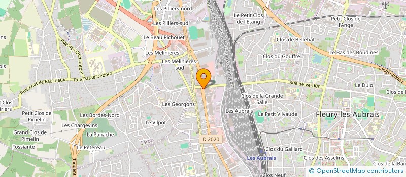 localisation de l'entreprise 2CJF à FLEURY-LES-AUBRAIS