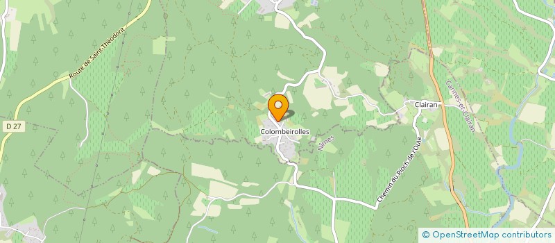 localisation de l'entreprise 2CJM AGRICOLE  SOUVIGNARGUES